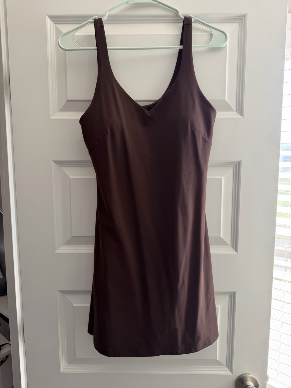 Lululemon Align Dress Espresso Brown Built-in Shorts Bodysuit Size 10